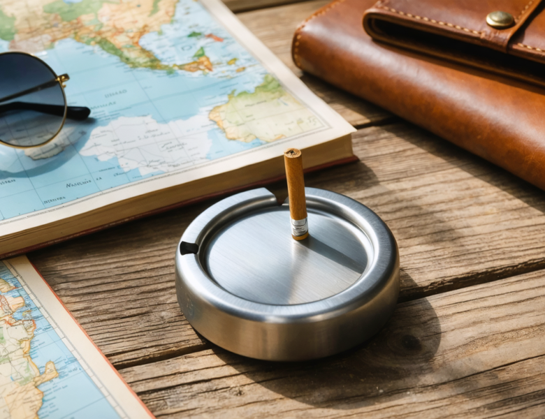 Cendrier de Poche pour Globe-Trotters : L&rsquo;Accessoire Indispensable en Voyage