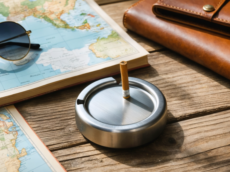 Cendrier de Poche pour Globe-Trotters : L&rsquo;Accessoire Indispensable en Voyage