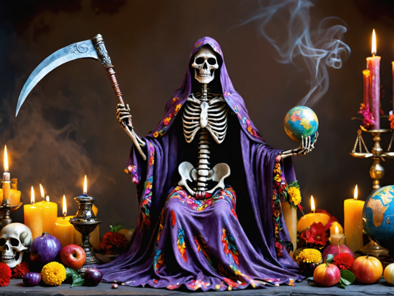 Plongée au cœur de La Santa Muerte : mystères et croyances au Mexique